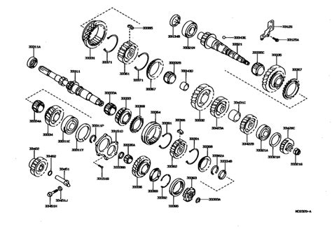 Transmission Gear Mtm For 1989 1991 Toyota Corolla Ae95 Japan