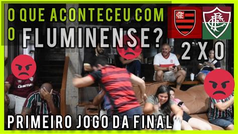 FLAMENGO 2 X 0 FLUMINENSE REACT MELHORES MOMENTOS 1ª JOGO FINAL