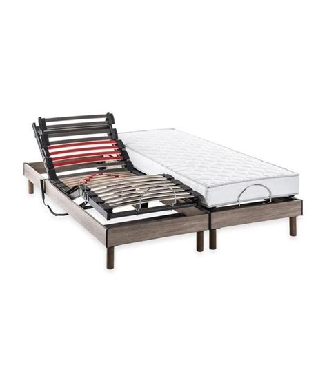 Ensemble Matelas Sommier Relaxation Lectrique Comfort X X Cm