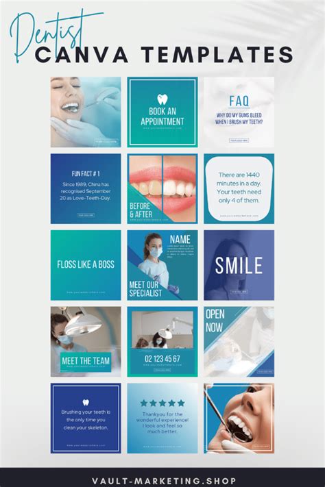 20 Dental Instagram Templates Instagram Template For Etsy Australia