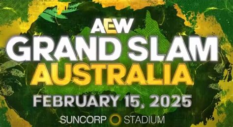 Aew Confirms Australian Debut With Grand Slam Australia On 2 15 In