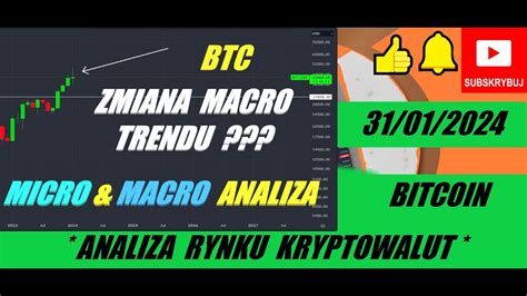 KRYPTOWALUTY ANALIZA 31 01 2024 BITCOIN UPDATE BITCOIN ANALIZA