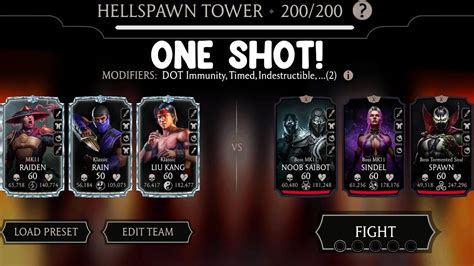 Hellspawn Fatal Tower Battle One Shot Diamond Epic Gear Reward