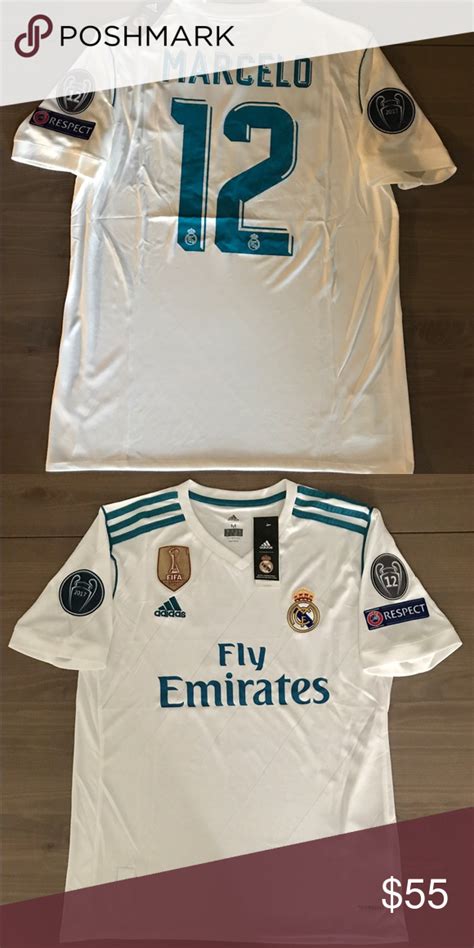 Real Madrid Home White Marcelo 12 Soccer Adidas Real Madrid Home White