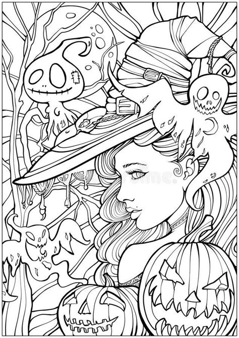 Witch Coloring Pages For Adults ~ Coloringish