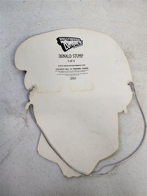Hollywood Zombies Donald Stump Trump Face Mask RARE - Gem