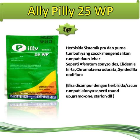 Jual Racun Rumput Herbisida Ally Pilly Gr Shopee Indonesia