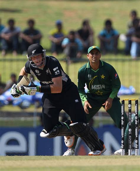 Martin Guptill Sets Off For A Run On His Way To A Half Century