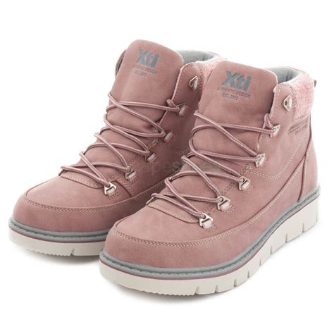 Boots XTI Laces Leather Nude