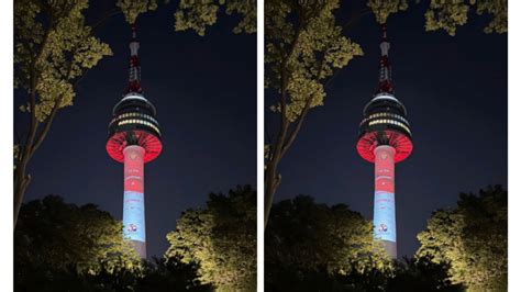 Bikin Haru Namsan Tower Berwarna Merah Putih Rayakan HUT RI Ke 78