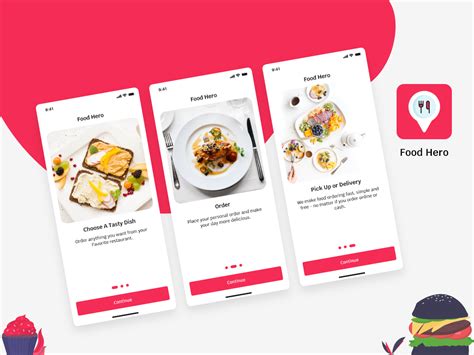 Food App Onboarding Screen On Behance