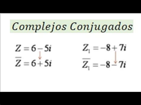 Suma de números complejos conjugados YouTube