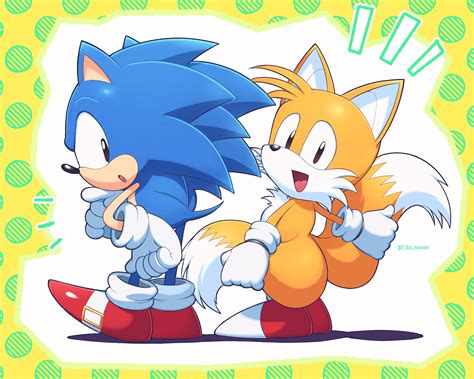 Is Sonic jealous of Tails' namesakes? (Artist: 7_0cc_nanashi) : r ...