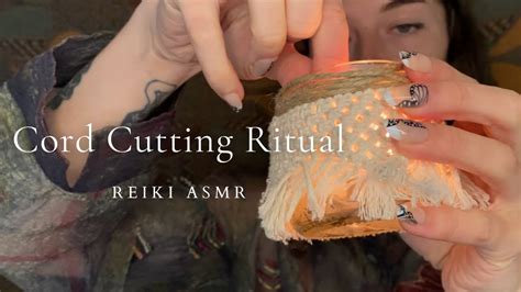 Reiki Asmr Relaxing Cord Cutting Scissor Sounds Release