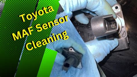 How To Clean A Toyota Mass Air Flow Sensor Hot Wire MAF YouTube