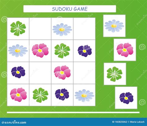 Sudoku Para Ni Os Hoja De Actividades Para Ni Os Juego Educativo De