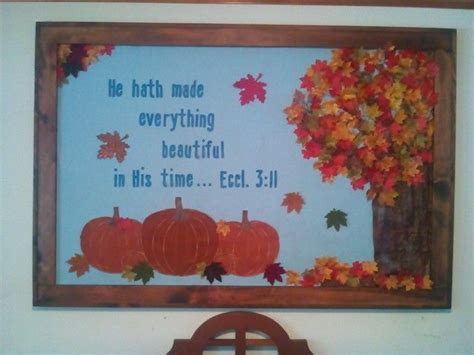 Religious Fall Bulletin Board Ideas