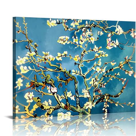 Jeuxus Van Gogh Wall Art Blossoming Almond Tree Poster Vincent Van