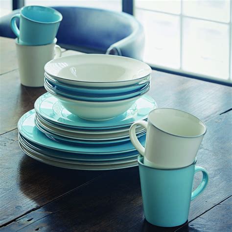 Marin Blue 16 Piece Dinnerware Set Stickhealthcare Co Uk