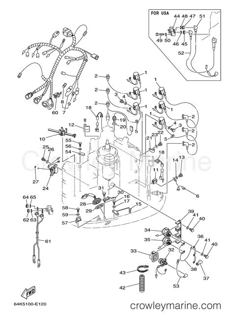 ELECTRICAL 2 2005 Yamaha Outboard 150hp 150TXR Crowley Marine