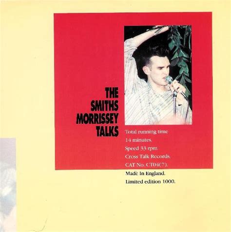 Price Value for : The Smiths - The Smiths Morrissey Talks