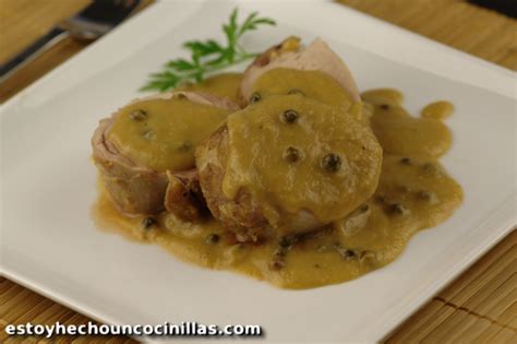 Receta De Solomillo De Cerdo A La Pimienta