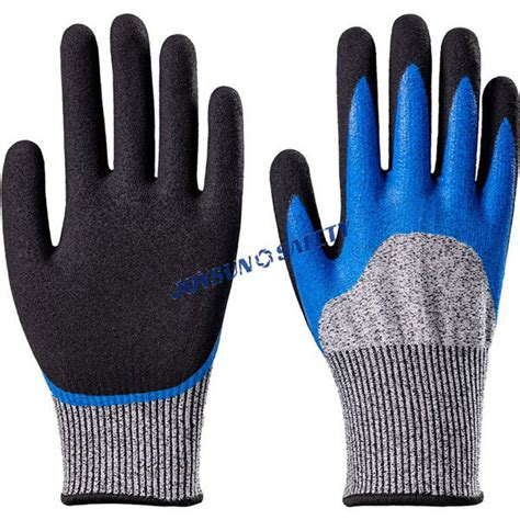 NH004 High Level Cut Resistant Nitrile Coated Gloves JoySunSafety