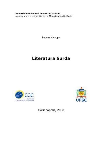 Literatura Surda Letras Libras