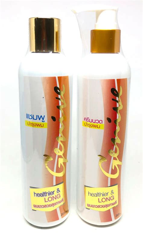 Genive Shampoo Conditioner Long Hair Fast Growth X Faster Lengthen