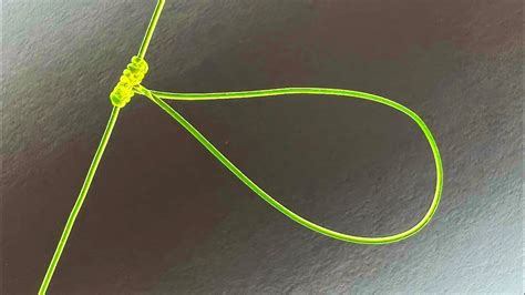 How To Tie The Dropper Loop Knot Youtube