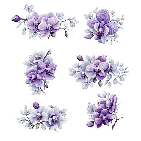 Flower Element Bouquet In Purple Flower Flower Wreath Flower