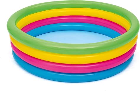 Amazon H Ogo Rainbow Inflatable Play Pool Toys Games