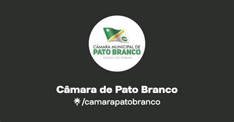 Câmara de Pato Branco Twitter Facebook Linktree