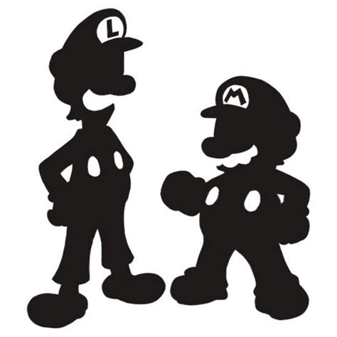 Super Mario Silhouette at GetDrawings | Free download