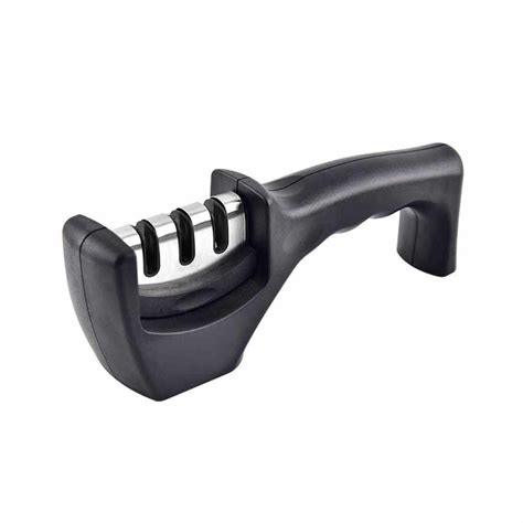 3 Stage Kitchen Knife Sharpener Detachable Head Manual Handheld Pull