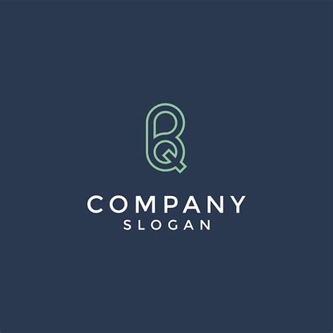 Premium Vector Modern Letter Bq Or Qb Initial Logo