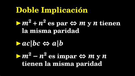 L Gica Matem Tica Lecci N Prueba Por Doble Implicaci N Youtube