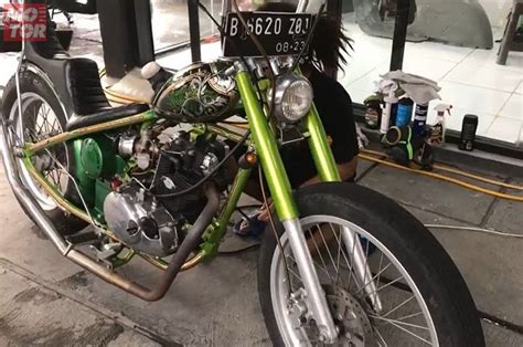 Chopper MOTOR Plus Kinclong Lagi Nih Tempat Cuci Dan Detailing Kece Di