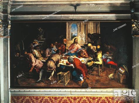 The Last Supper By Jacopo Robusti Known As The Tintoretto 1518 1594