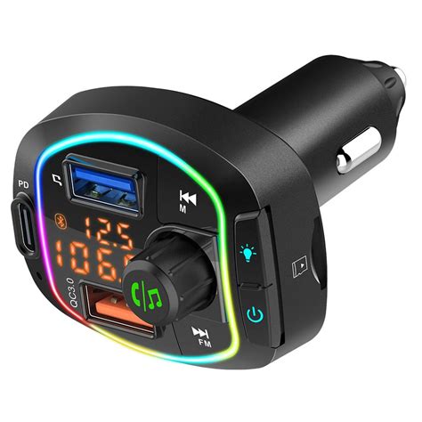 Universal Handsfree Bluetooth Car Kit W Wireless Fm Transmitter