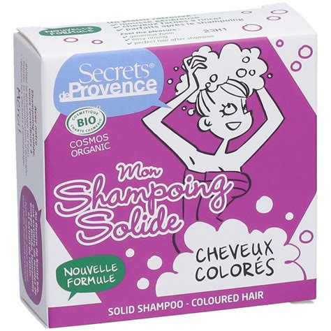 Secrets De Provence Shampooing Solide Cheveux Colorés 85 g Redcare