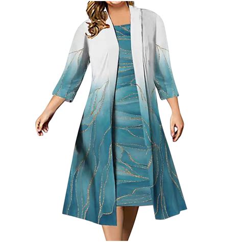 Pstuiky Two Piece Suit Dress And Cardigan For Women Plus Size Sexy Mother Of The Bride Lace