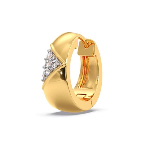 Gold Earrings Designs For Men