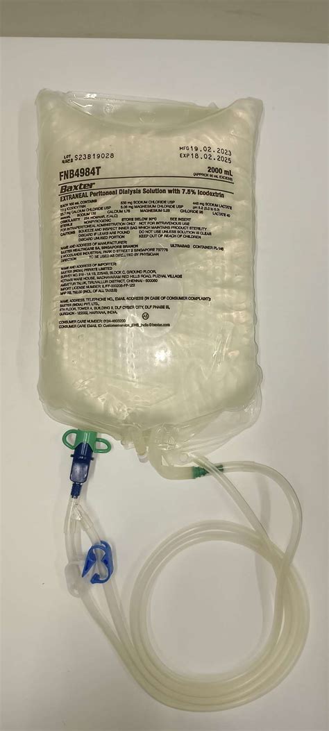 Buy Extraneal Peritoneal Dialysis Ml Extraneal Peritoneal