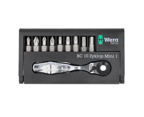 Wera Piece Zyklop Mini Ratchet Bit Check With