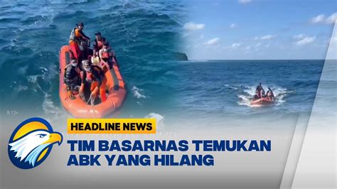 Tim Basarnas Temukan ABK Yang Hilang Di Perairan Halmahera Selatan