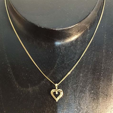 Womens Necklace 9ct Gold S