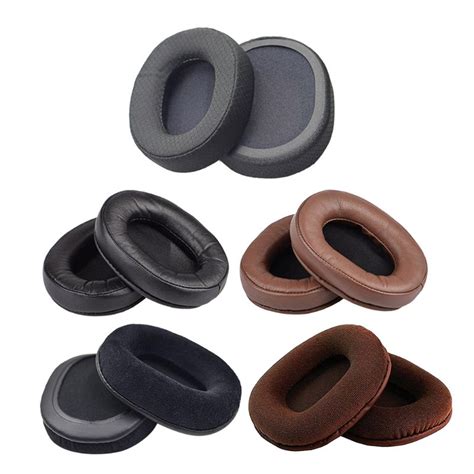 RR 1Pair Leather Earpads Ear Cushion Cover For SteelSeries Arctis 3 5