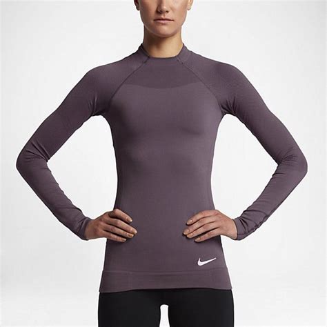 Nike Pro Hyperwarm Womens Long Sleeve Training Top Nike Compression Training Tops Fashion