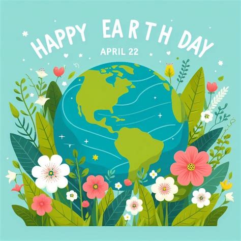 Premium Vector Happy Earth Day